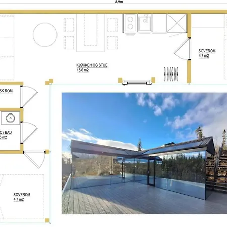 Fela Mirror Designer Hideaway 1000 M Above Sea Level * Aurdal